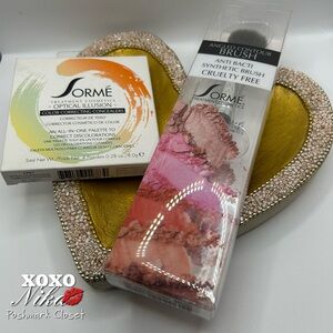 Sormé Color Correcting Concealer and Contour Angle Brush Set